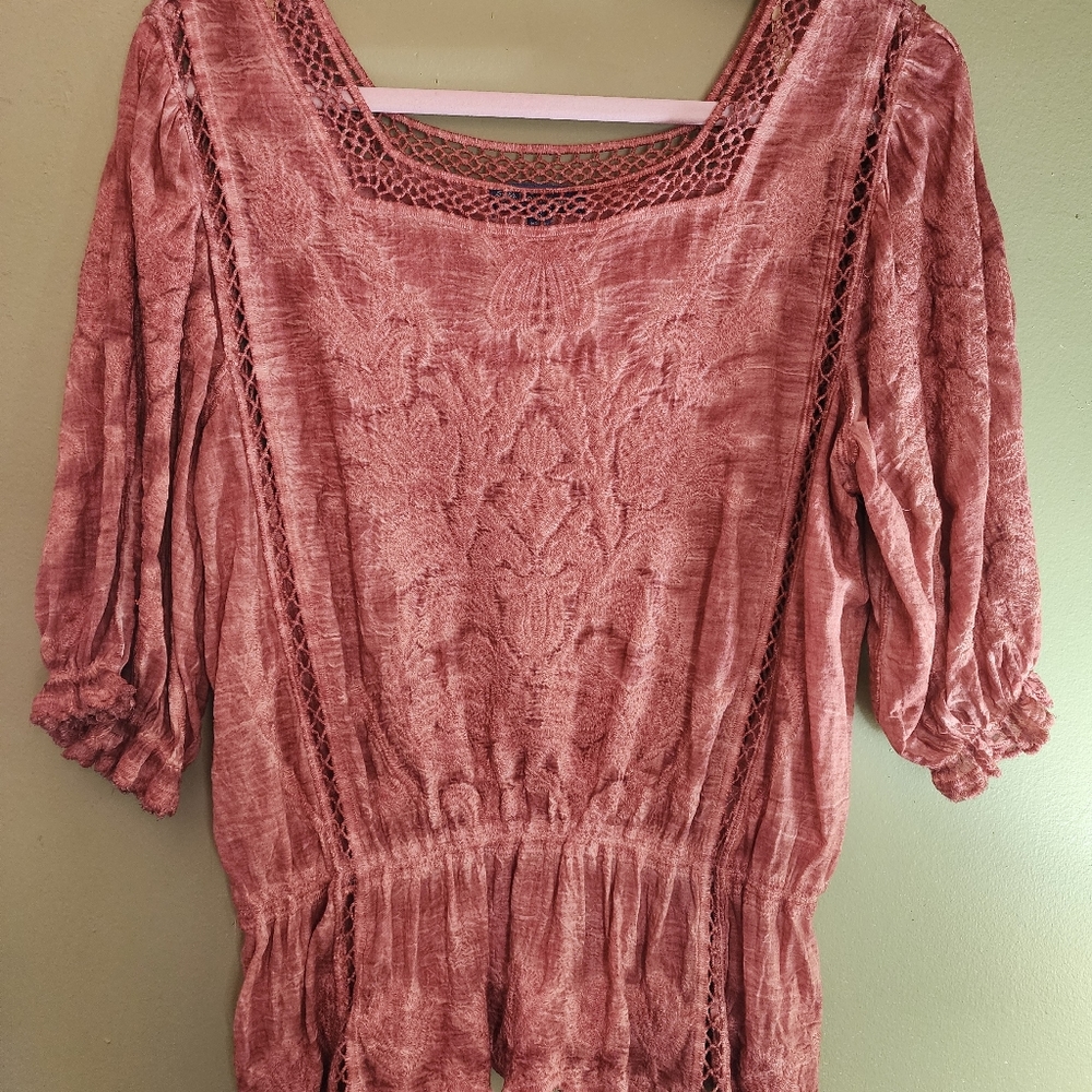 Democracy Boho Rust Top Small - Picture 4 of 11